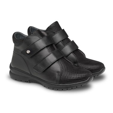 Botín casual negro