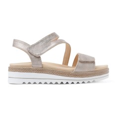 Saguy´s  sandalia metalizada 20724met