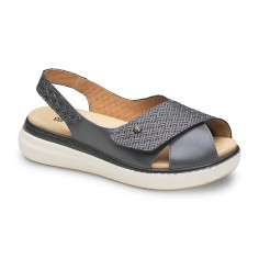 Saguy´s  sandalias plomo 0824plo