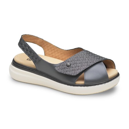 Saguy´s  sandalias plomo 0824plo