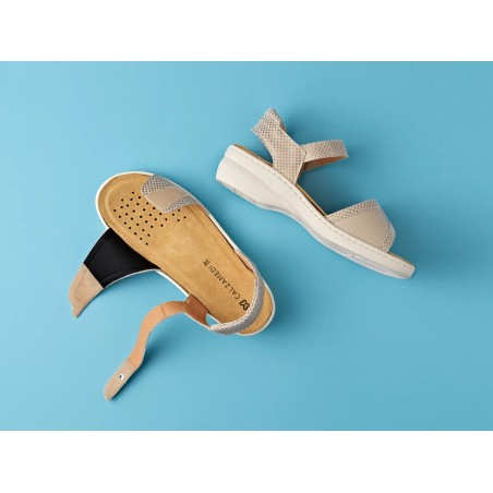 Saguy´s  sandalias beige 0802be