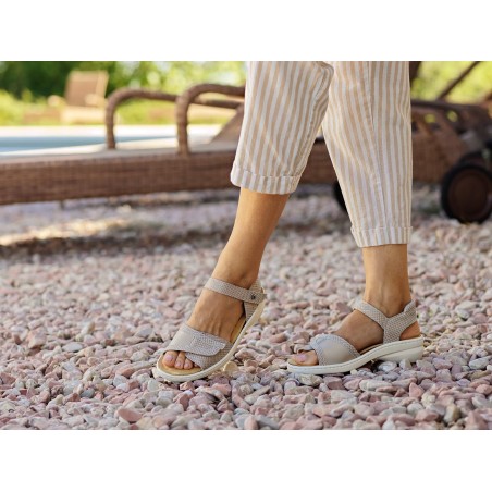 Saguy´s  sandalias beige 0802be