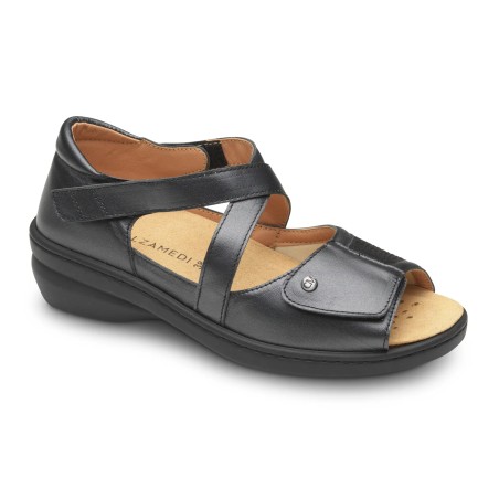 Saguy´s  sandalias negras 0759ne