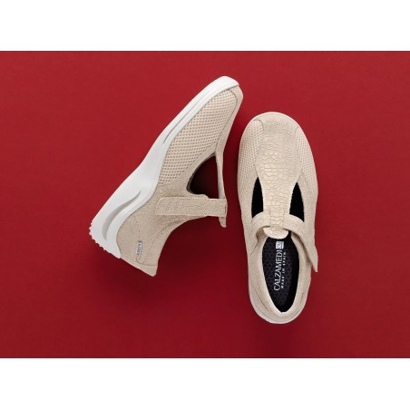 Saguy´s  sandalias beige 0766be