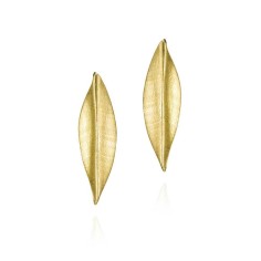 Pendientes FOREST de Plata. Baño de Oro 18k