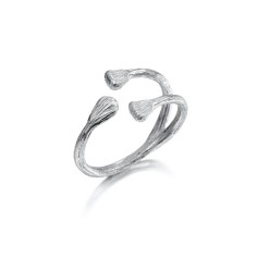 Anillo abierto en plata de ley 925