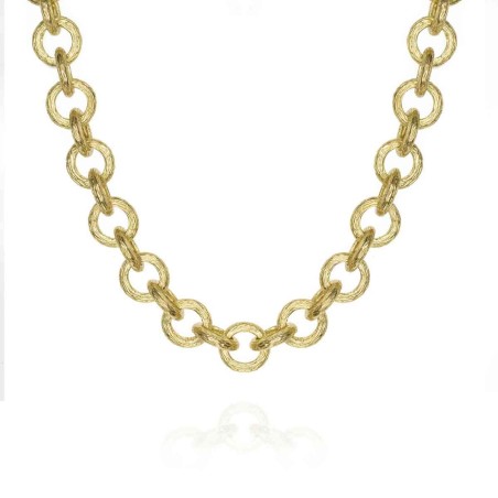 Collar FLORENCE de Plata. Baño de Oro 18k