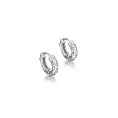 Pendientes  LAVA de Plata.