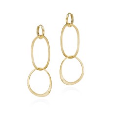 Pendientes OLYMPIA de Plata. Baño de Oro 18k