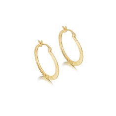 Pendientes OLYMPIA de Plata. Baño de Oro 18k