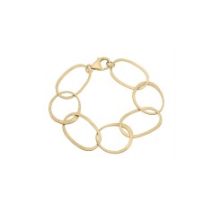 Pulsera   OLYMPIA de Plata.  Baño de Oro 18k