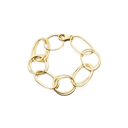 Pulsera   OLYMPIA de Plata.  Baño de Oro 18k