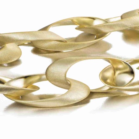 Collar NOVA de Plata. Baño de Oro 18k