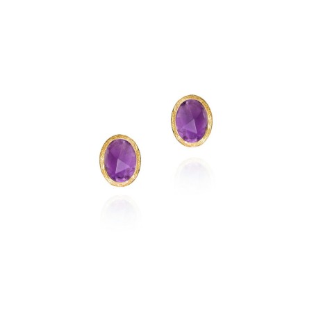 Pendientes AMATISTA plata/baño oro