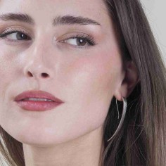 Pendientes largos de Plata de ley 925 2