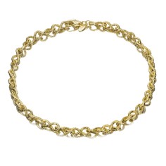 Collar de infinitos en baño de oro 18k