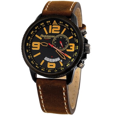 Reloj NECKMARINE para Hombre Acero Pulsera Piel X-PLORER ALARMA - NKM13757MP06