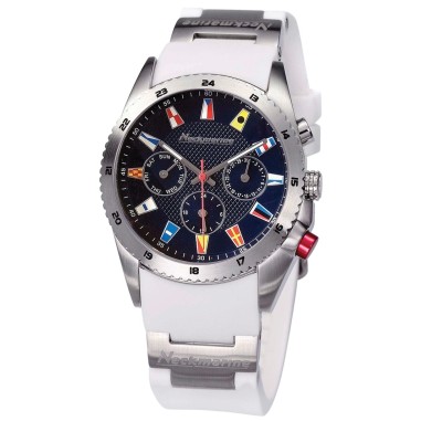 RELOJ NECKMARINE DE ACERO CAUCHO UNISEX HOMBRE MUJER CUARZO 38MM ADMIRAL - NKM13657MS06