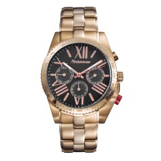 RELOJ NECKMARINE DE ACERO DORADO UNISEX CUARZO 38MM ADMIRAL ARMYS - NKM13658MS2E4