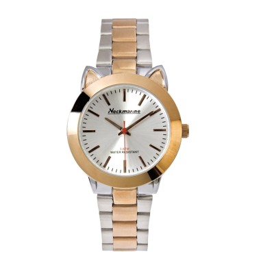 RELOJ NECKMARINE DE MUJER DE ALLOY PULSERA ACERO DORADO CUARZO 35MM NKM36002