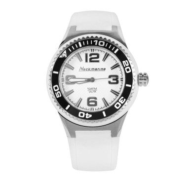 Reloj NECKMARINE de acero con correa de caucho para Hombre cuarzo 39mm BIG Cadete - NM98307