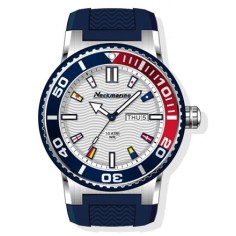 RELOJ NECKMARINE PARA HOMBRE DE ACERO CON CAUCHO CUARZO- BIG - NM98107